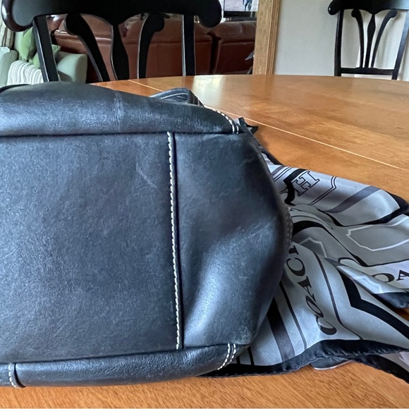 Coach Leather Legacy Ergo Hobo Satchel With Scarf #11285 - Picture 10 of 14